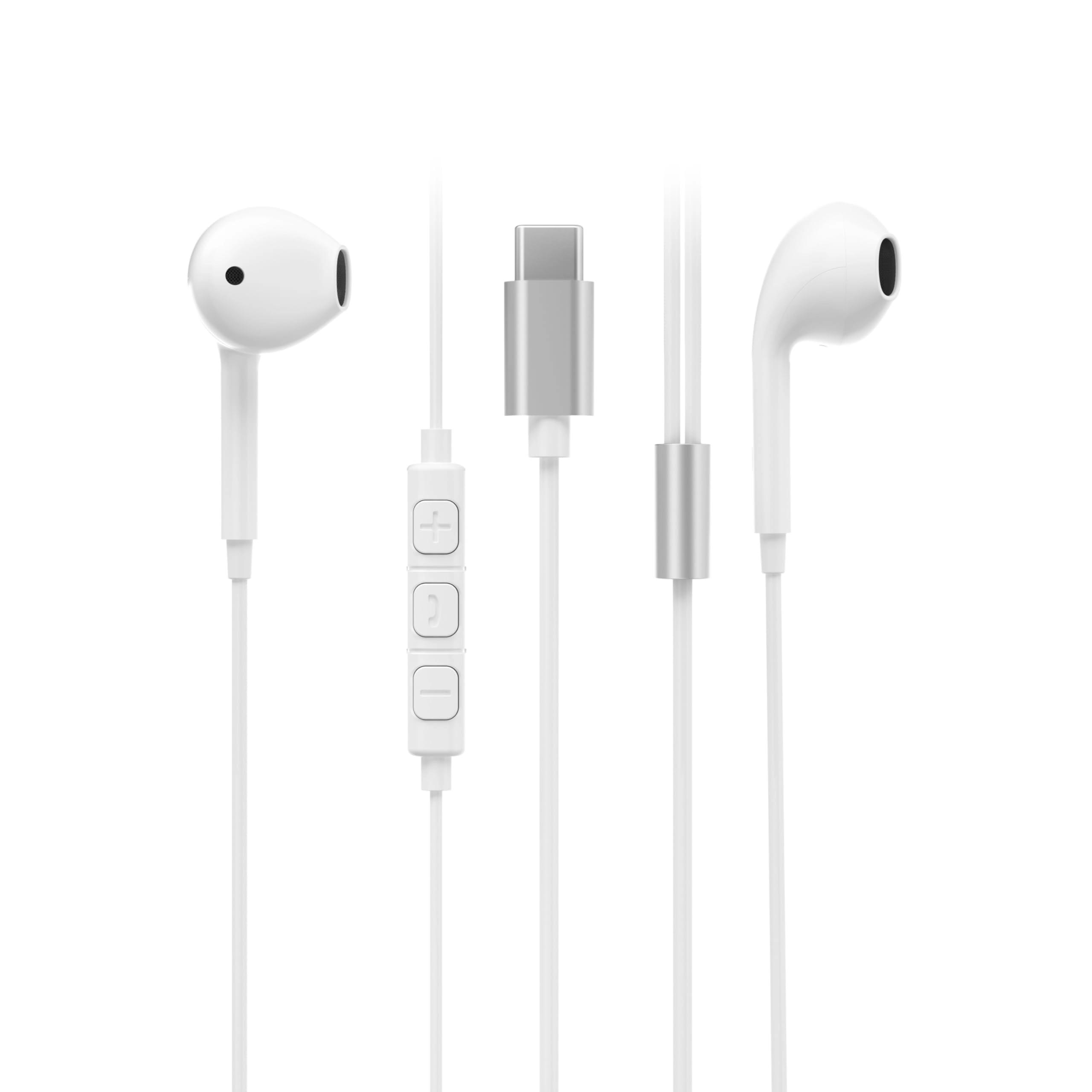 Powerology Type-C Stereo Earphones - Wired Earbud