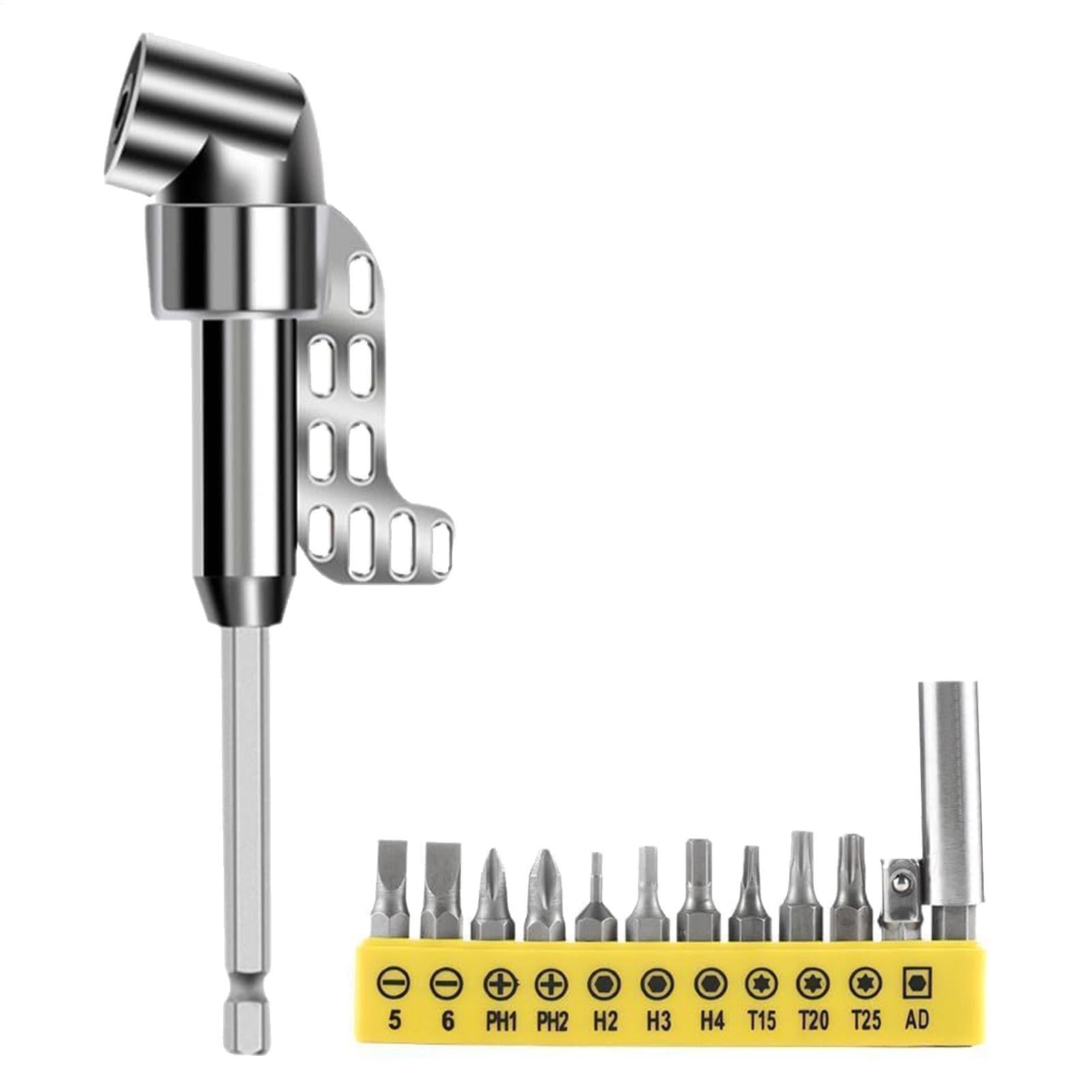 Générique Angle Drill Adapter - Lightweight Zinc Alloy