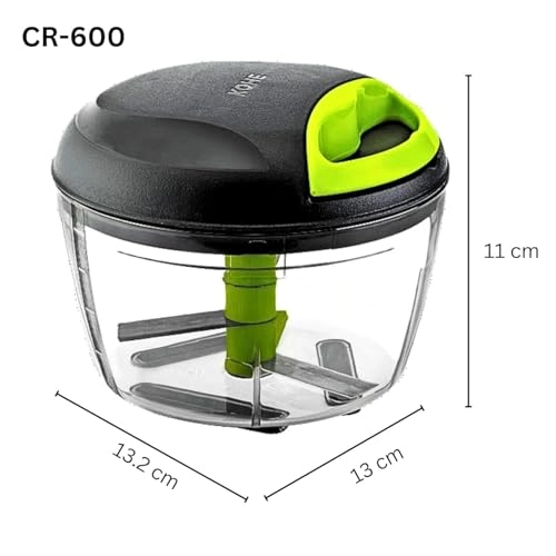 Manual Pull String Chopper - 500ml 3 Blades