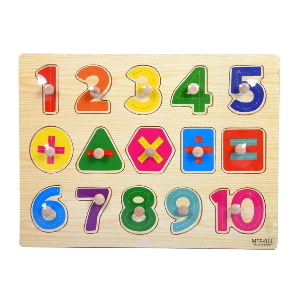 Wooden Nail Hand Grasping Board - 3 years and up