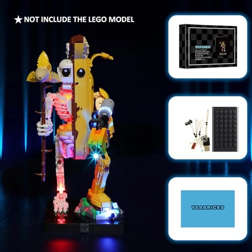 LED Light for 77072 Fortnight Peely Bone - Plastic 2 x 1.5V AA batteries