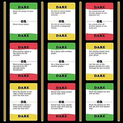 Dare or Dare - 225 cards 18 years and up