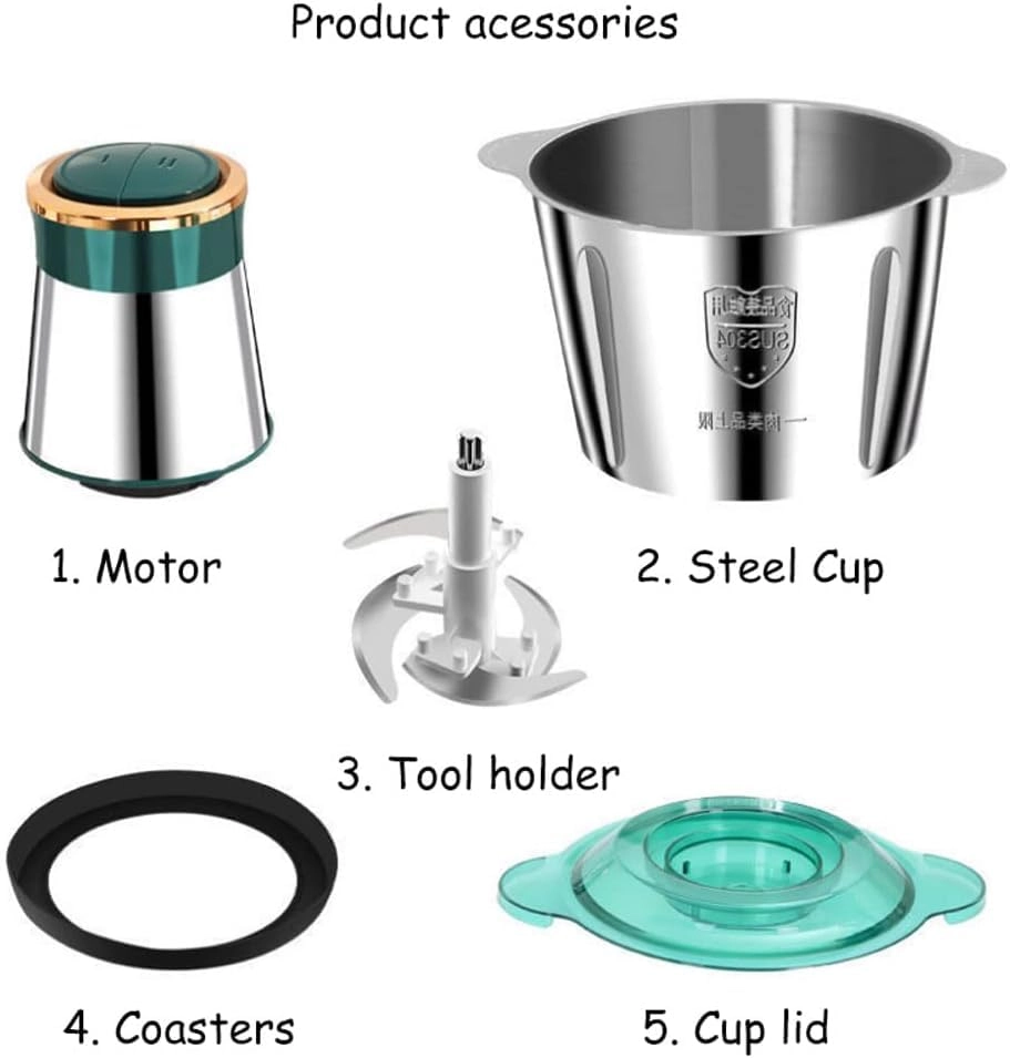 Multi-Function Electric Food Processor - 3L 800 watts