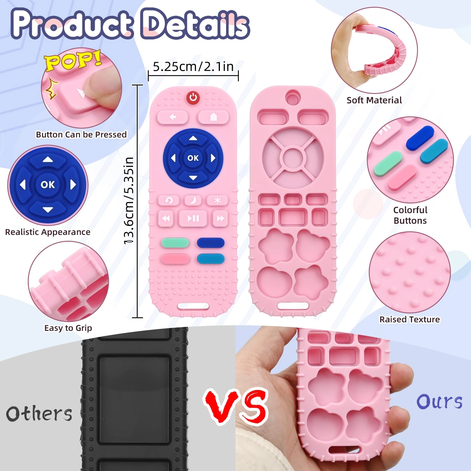 Remote Control Teether - Silicone