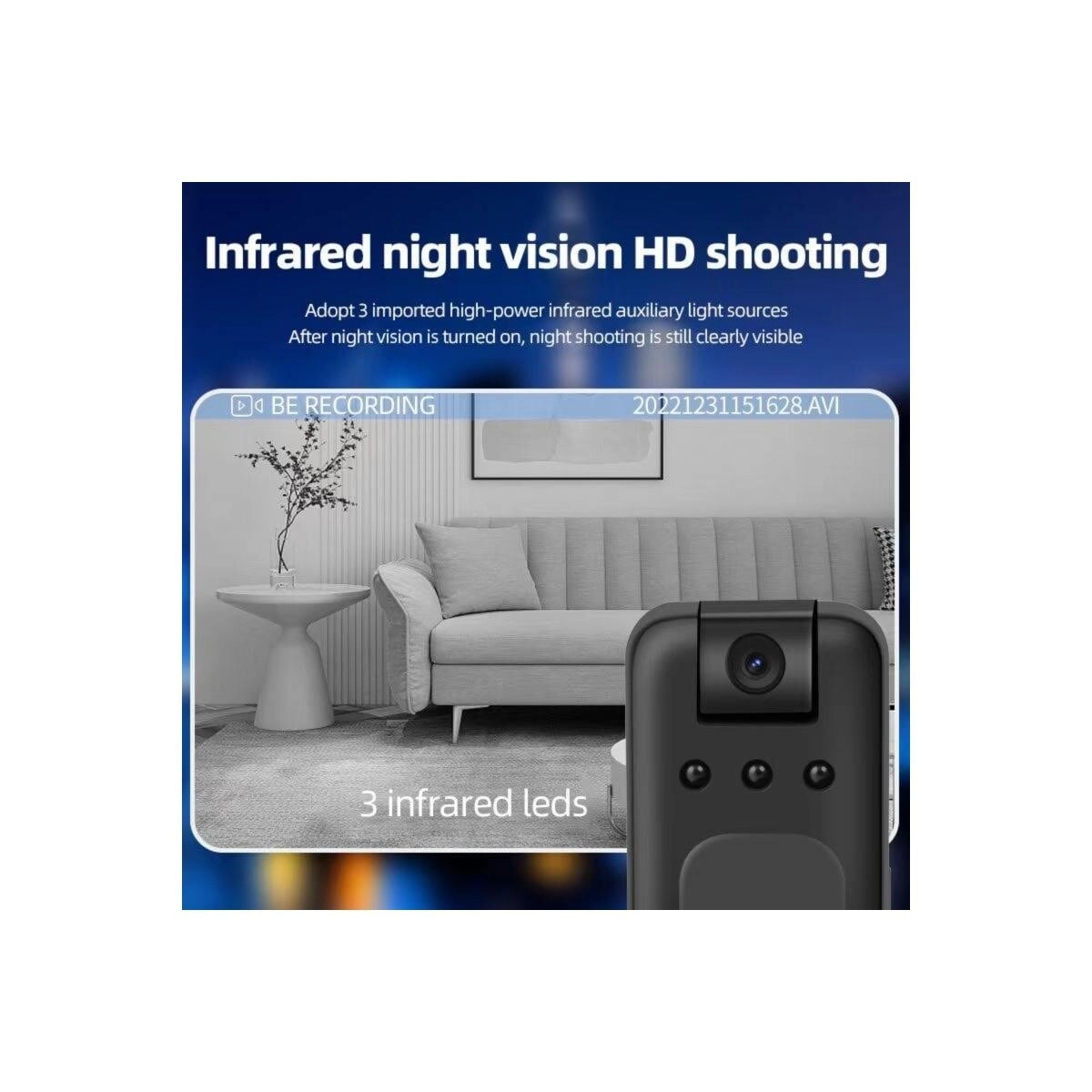 Mini WiFi Body Worn Camera