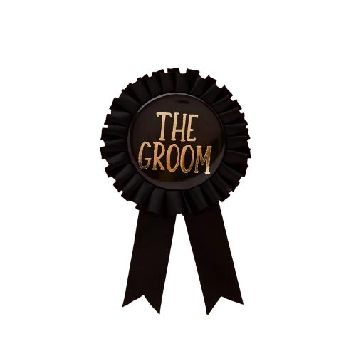 Party Zone Stag Squad Badge - The Groom Groom to be