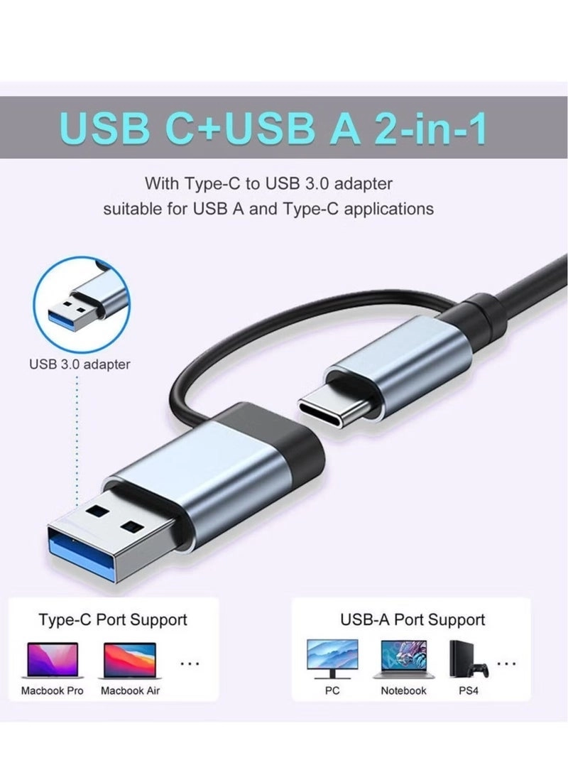 USB-C Multiport Hub Adapter - 4K HDMI Gigabit Ethernet