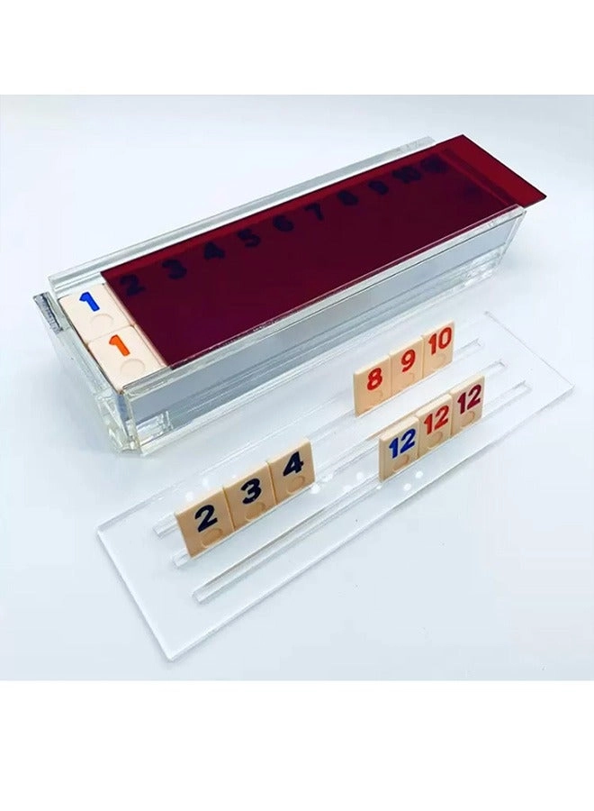 Rummikub - 106 Tiles 4 Racks Red Lid
