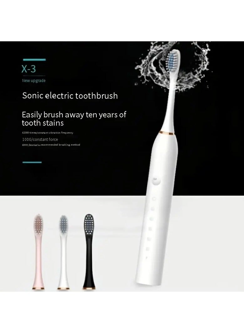 Sound Wave Electric Toothbrush - Six Modes 2-Minute Timer