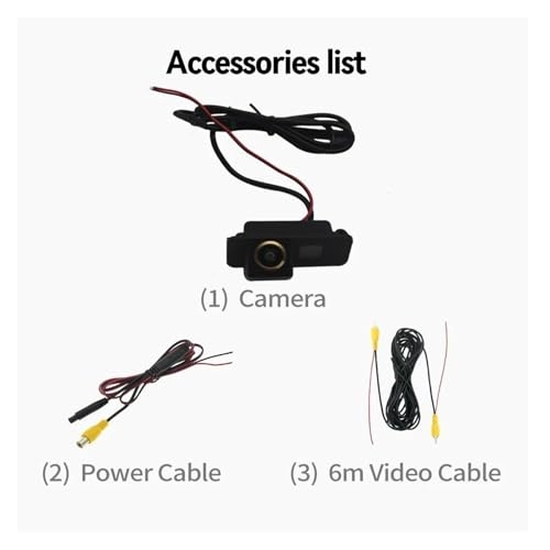 Car Reversing Camera - Night Vision Wire 1920*1080 Pixels