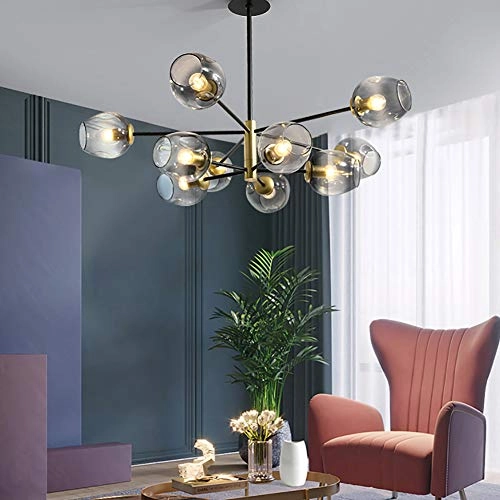 Magic Bean Lamp - Black and amber cover 10t