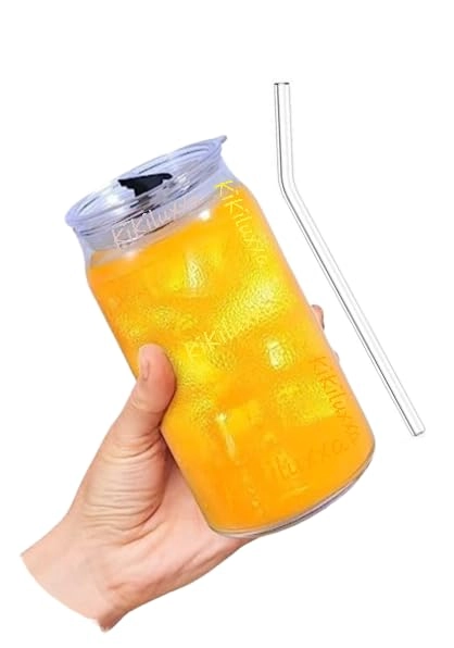 Can Shaped Glass Tumbler - 2 pcs - 540 ml