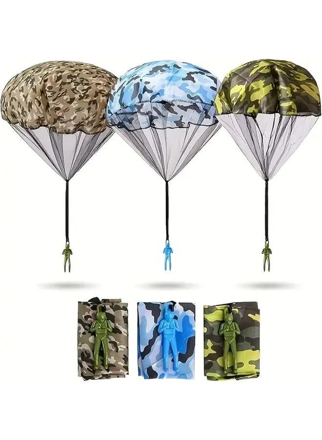 Parachute Jumping Toy Soldiers - 3 Years 4pcs