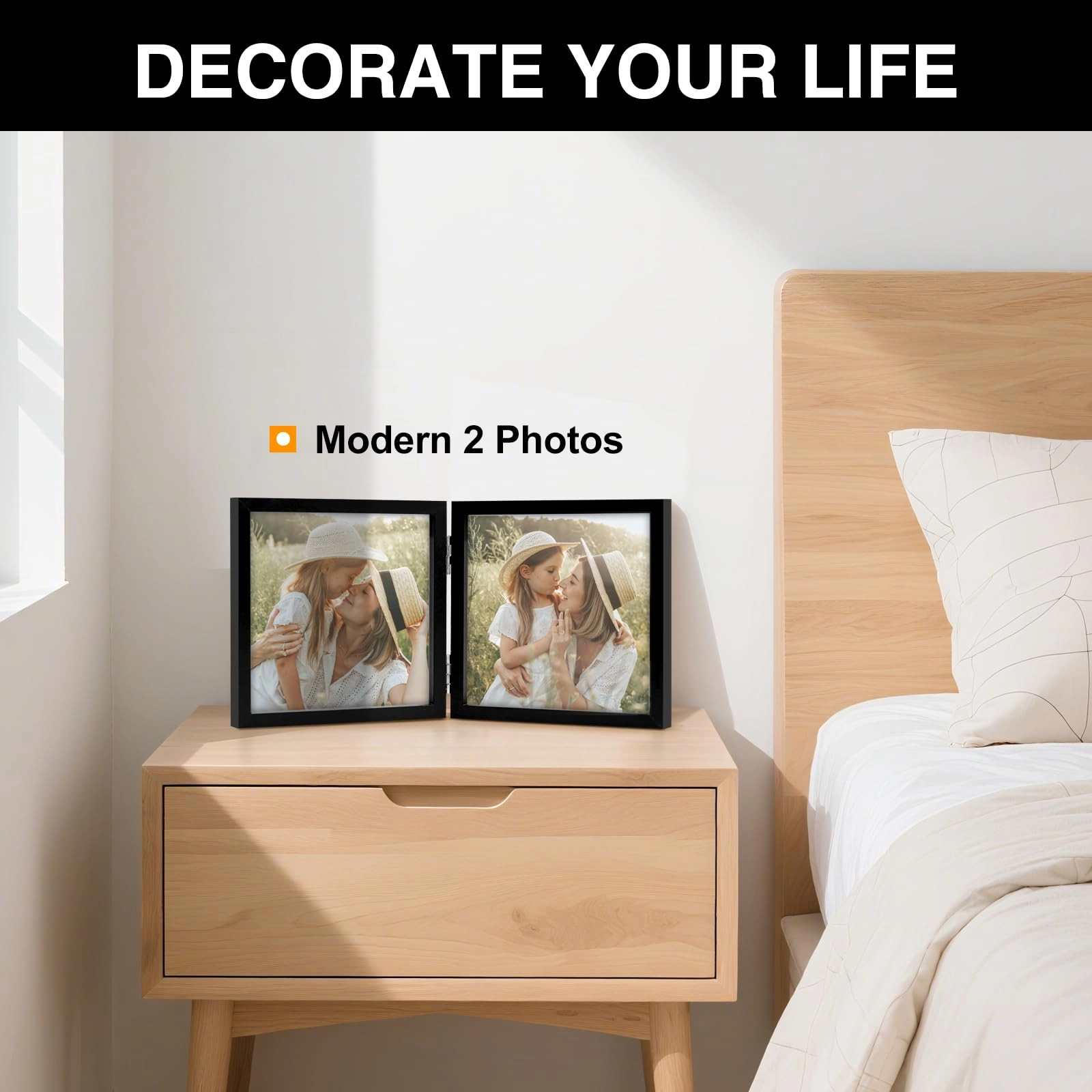 Double Photo Frame - 5x5 2