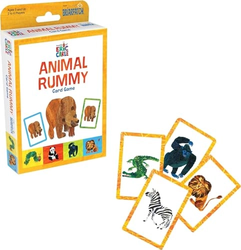 The Very Hungry Caterpillar Animal Rummy Card Game - 48 Jumbo Cards