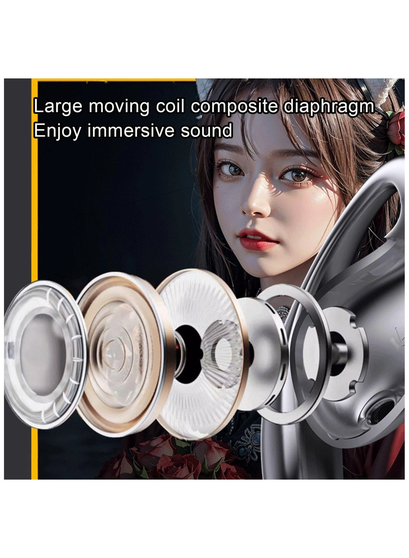 Bone Conduction Headphones Wireless Headphone