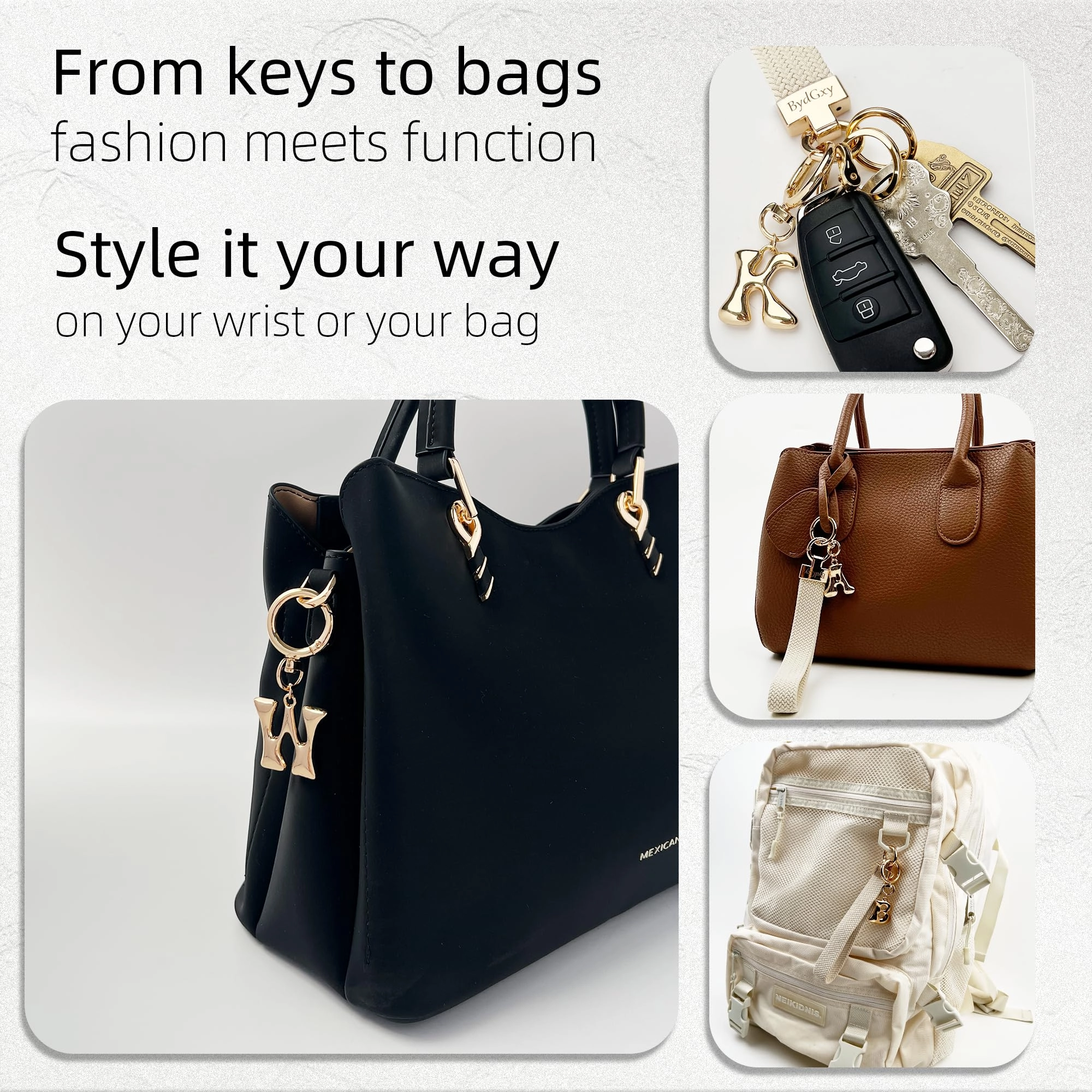 Initial Keychain - Letter