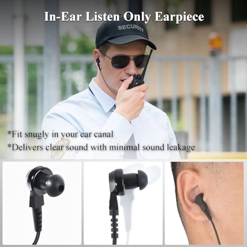 3.5mm Listen Only Earpiece - In-Ear Pack