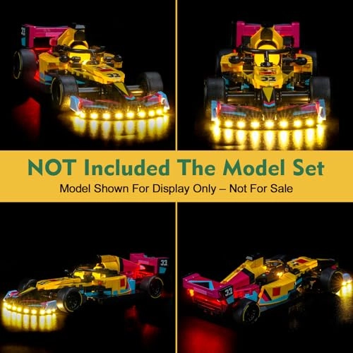 Light kit - Compatible with LEGO 77258 F1 ACADEMY LEGO Race Car