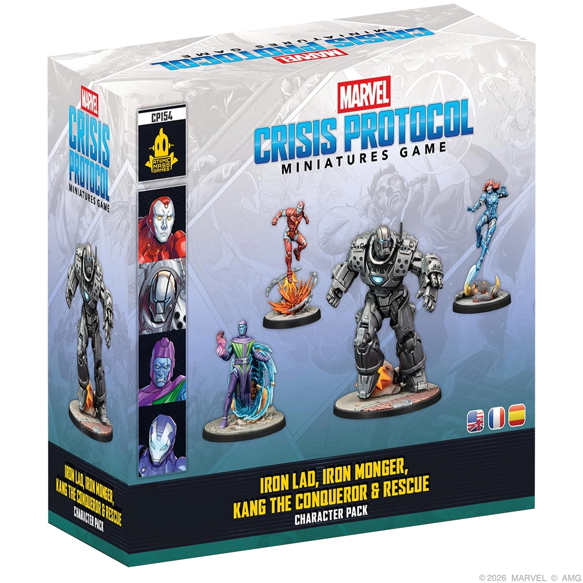 Asmodee Marvel: Crisis Protocol: Iron Lad, Iron Monger, Kang The Conqueror & Rescue