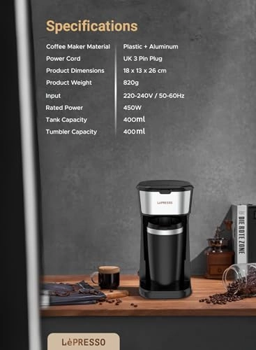 Portable Mug Burr Grinder Coffee Maker 7834953558010
