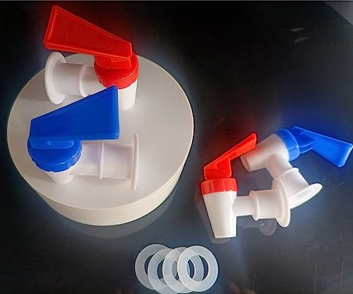 Cooler Faucet - 4 pcs 2 Blue 2 Red Internal Thread Set