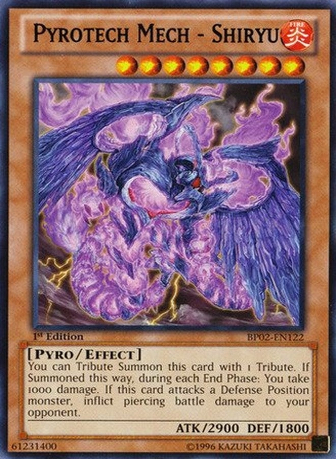 Yu-Gi-Oh! Pyrotech Mech Shiryu BP02-EN122 - English