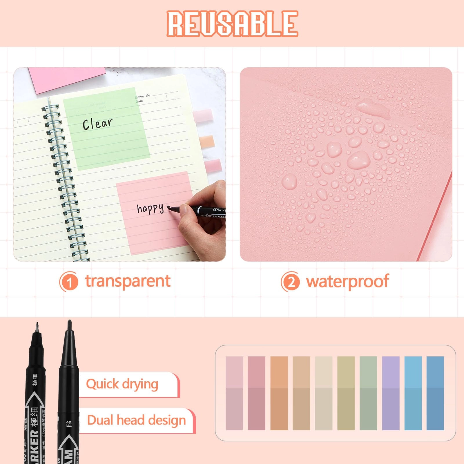 Aesthetic Book Annotation Kit - 39 Pcs