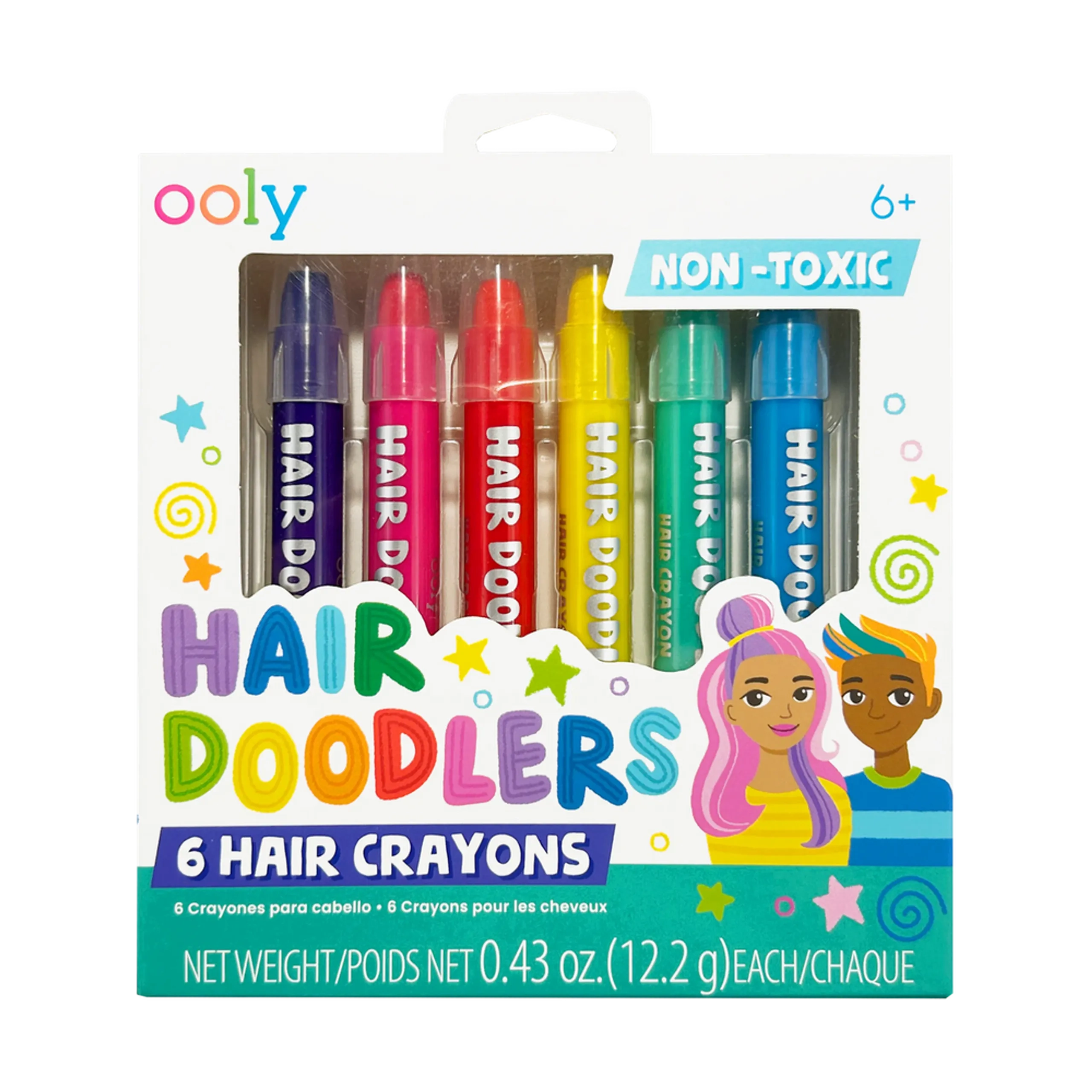 OOLY Hair Doodlers - 6 Pcs