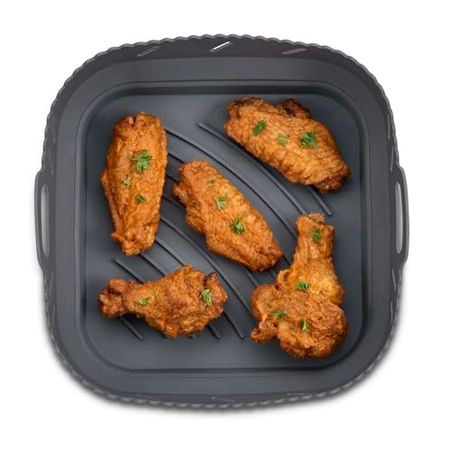 Collapsible Square Air Fryer Liner - Silicone