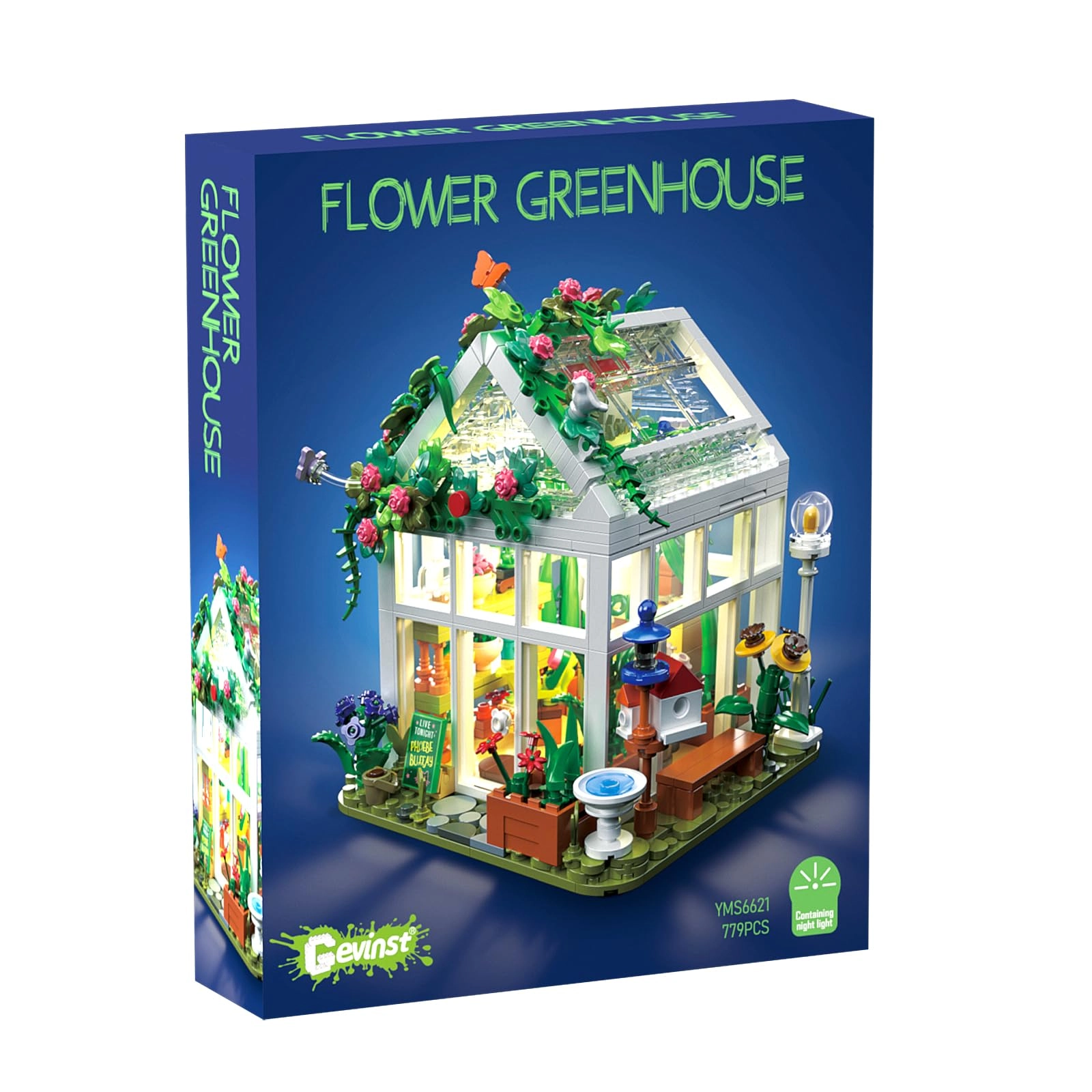 PIKARO Flowers House - LED Light Greenhouse Model