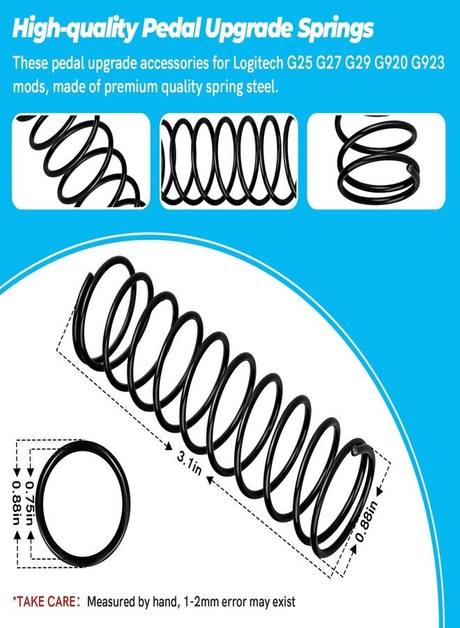Complete Pedal Return Spring Upgrade Kit Add-on - G25/G27/G29/G920/G923 Pack
