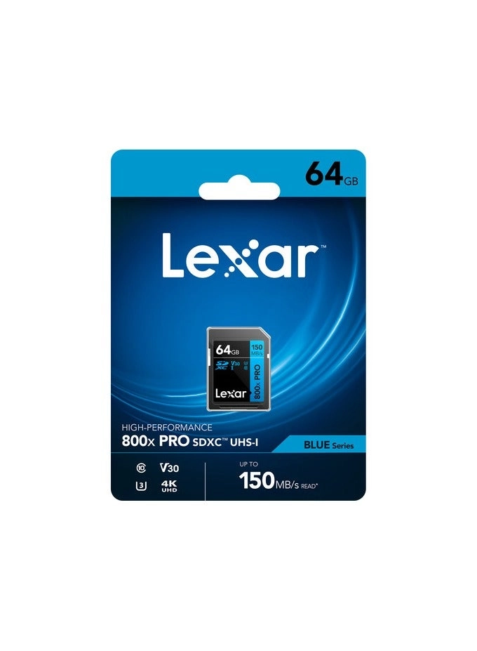 Lexar LSDO800P064-BNNNG SDXC UHS-I 64GB