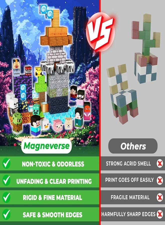 Magnetic Blocks - 150 pcs Adventure World