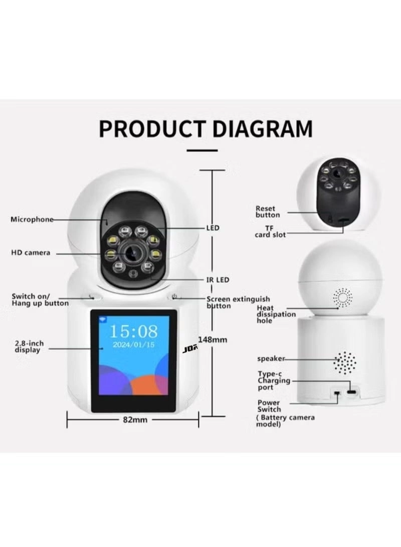 Indoor Outdoor Wi-Fi PTZ Camera 1080p