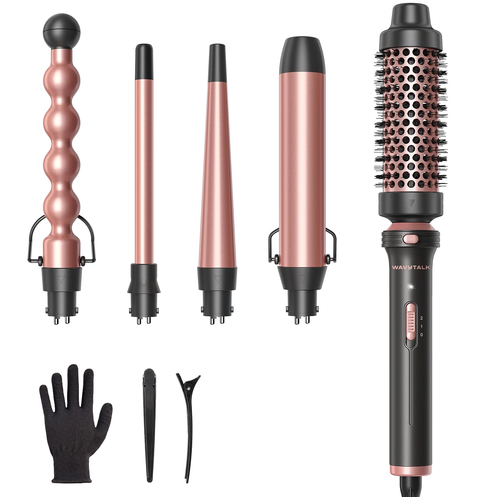 wavytalk 5 in 1 Curling Iron Set - 0.5'-1.25'
