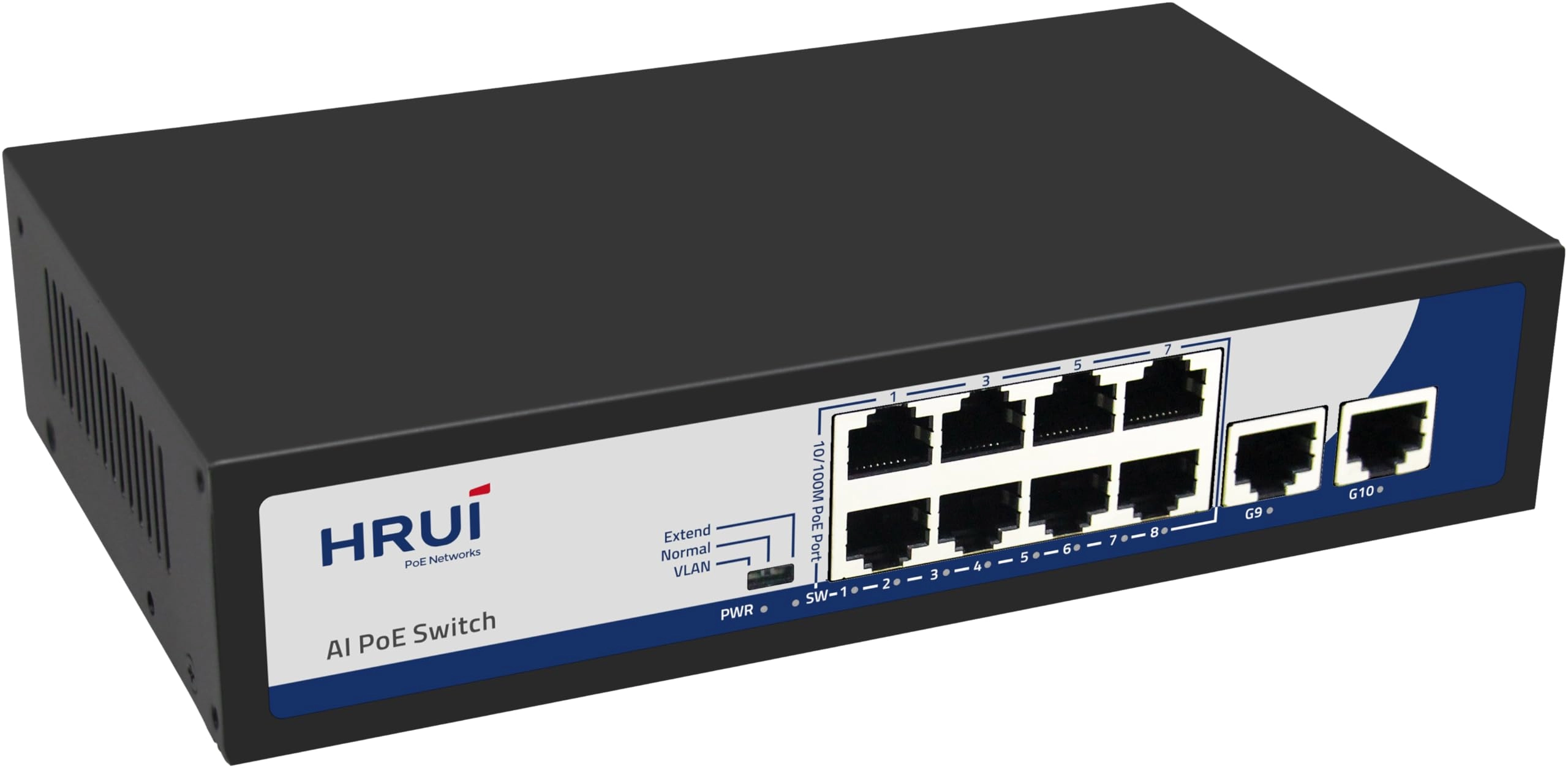 HRUI PoE Networks HR900-AF-82GN 8-ports