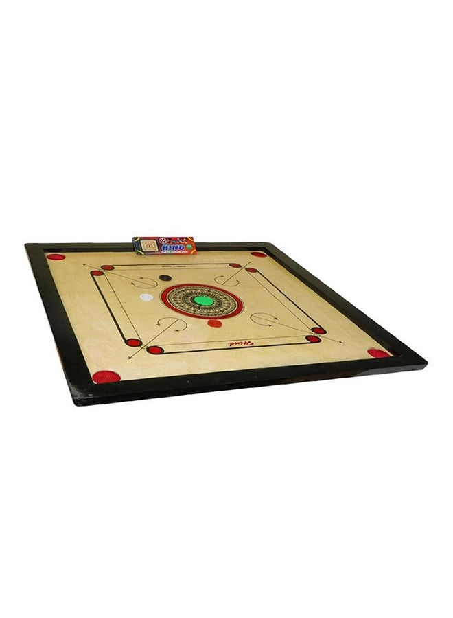 Carrom Board - Multicolour + Coin + Striker