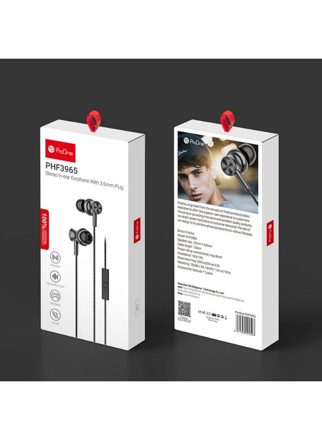 PHF3965 Wired Earbud