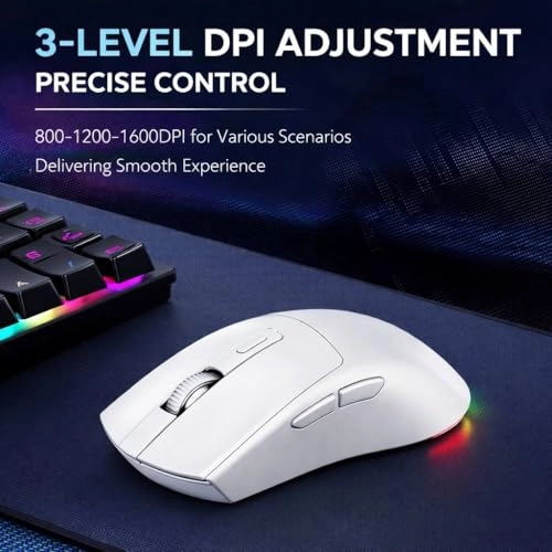 Wireless Gaming Mouse - Bluetooth 2.4G Wireless