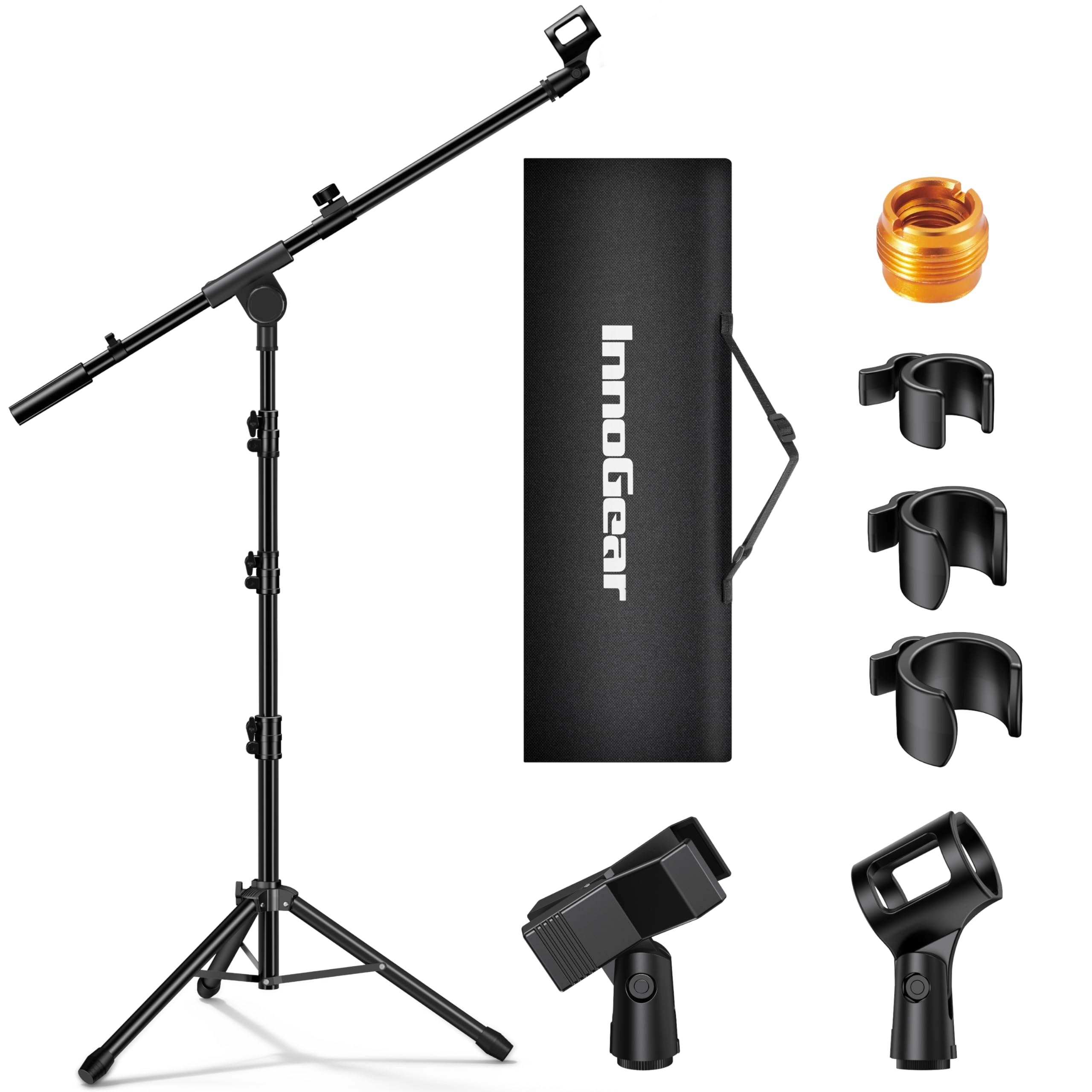 InnoGear TS186 - Boom Arm Mic Stand Height Adjustable