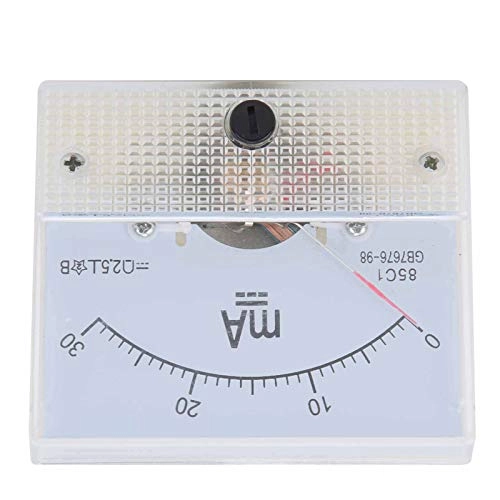 85C1-A - DC 0-30MA 2 Piece Analog Ammeter Voltmeter