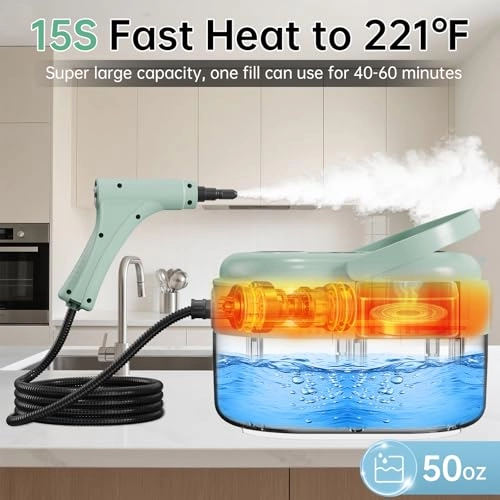 steam cleaner - 3BAR 1600 Milliliters