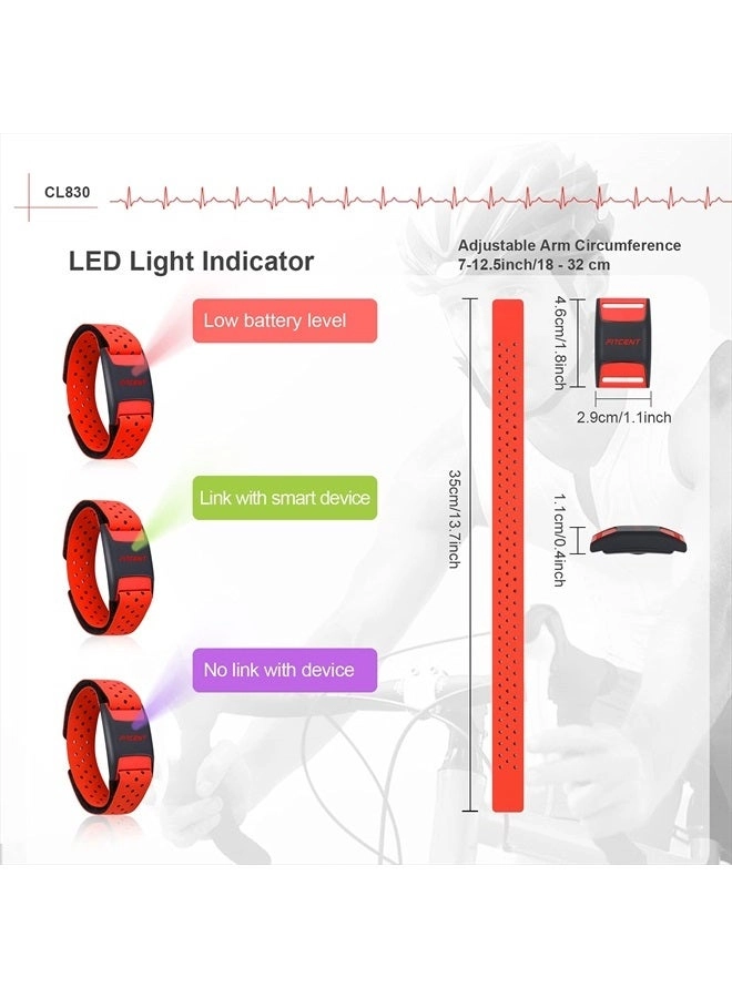 CL830 - Bluetooth/ANT+ Rechargeable Red