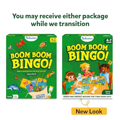 Bingo Preschool Board Game - Ages 4 to 7 63 pieces