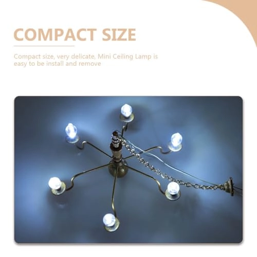 Led Chandelier - Style 2 1/87 Scale