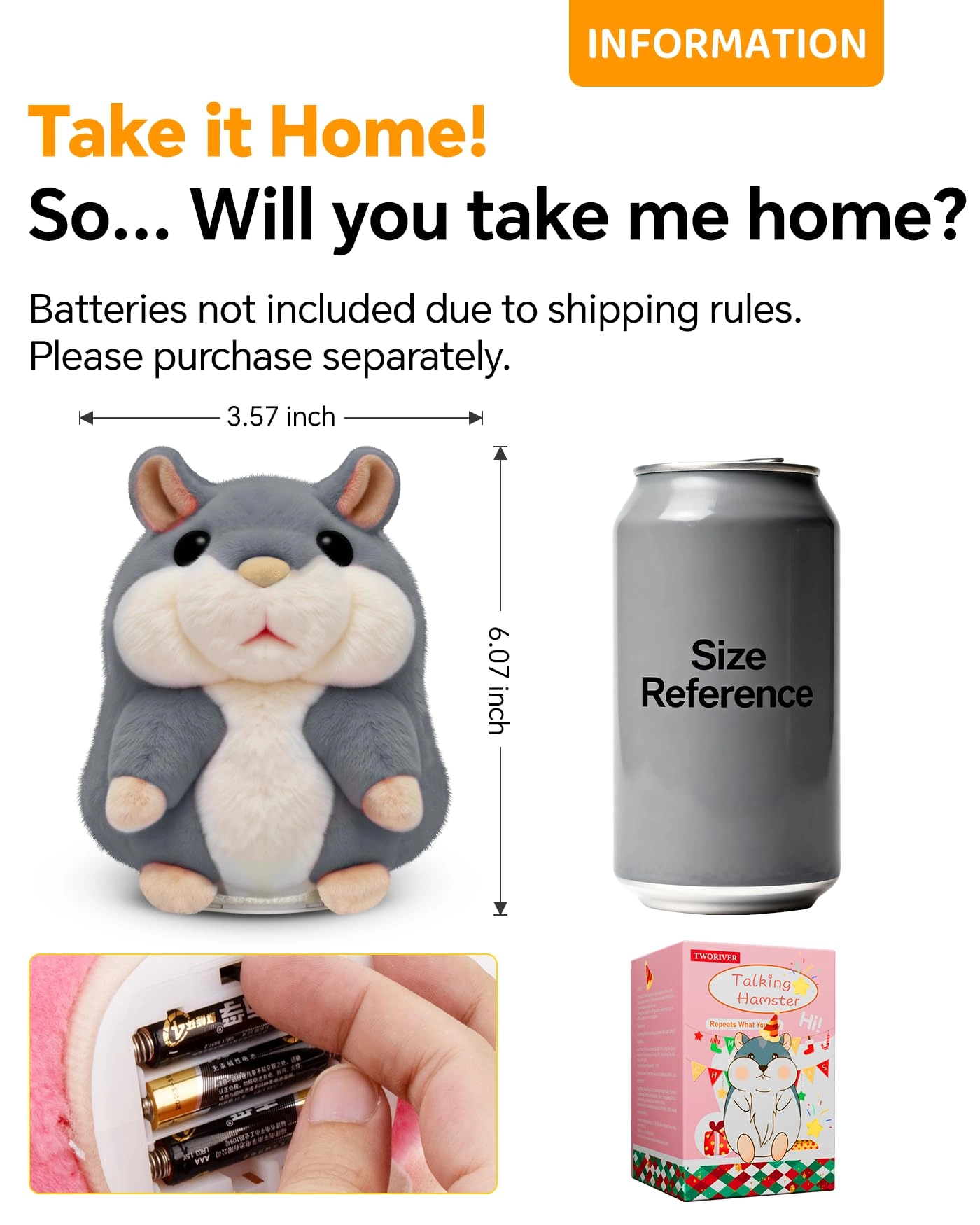 tworiver T-002 Hamster - 3 years+
