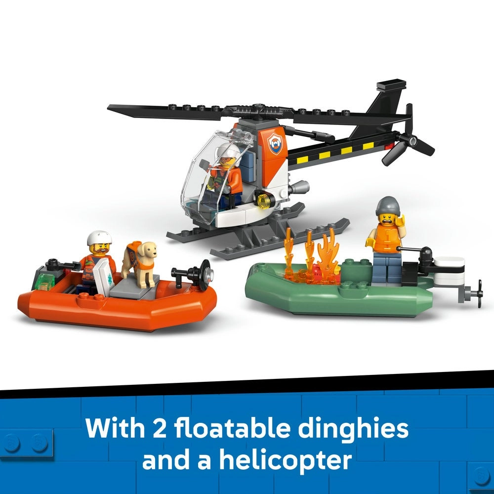 City Coast Guard Rescue Boat & Helicopter (60504)