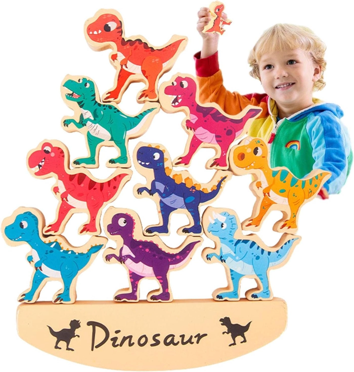 Dinosaur Balance Game - 36 months+ 9 pieces