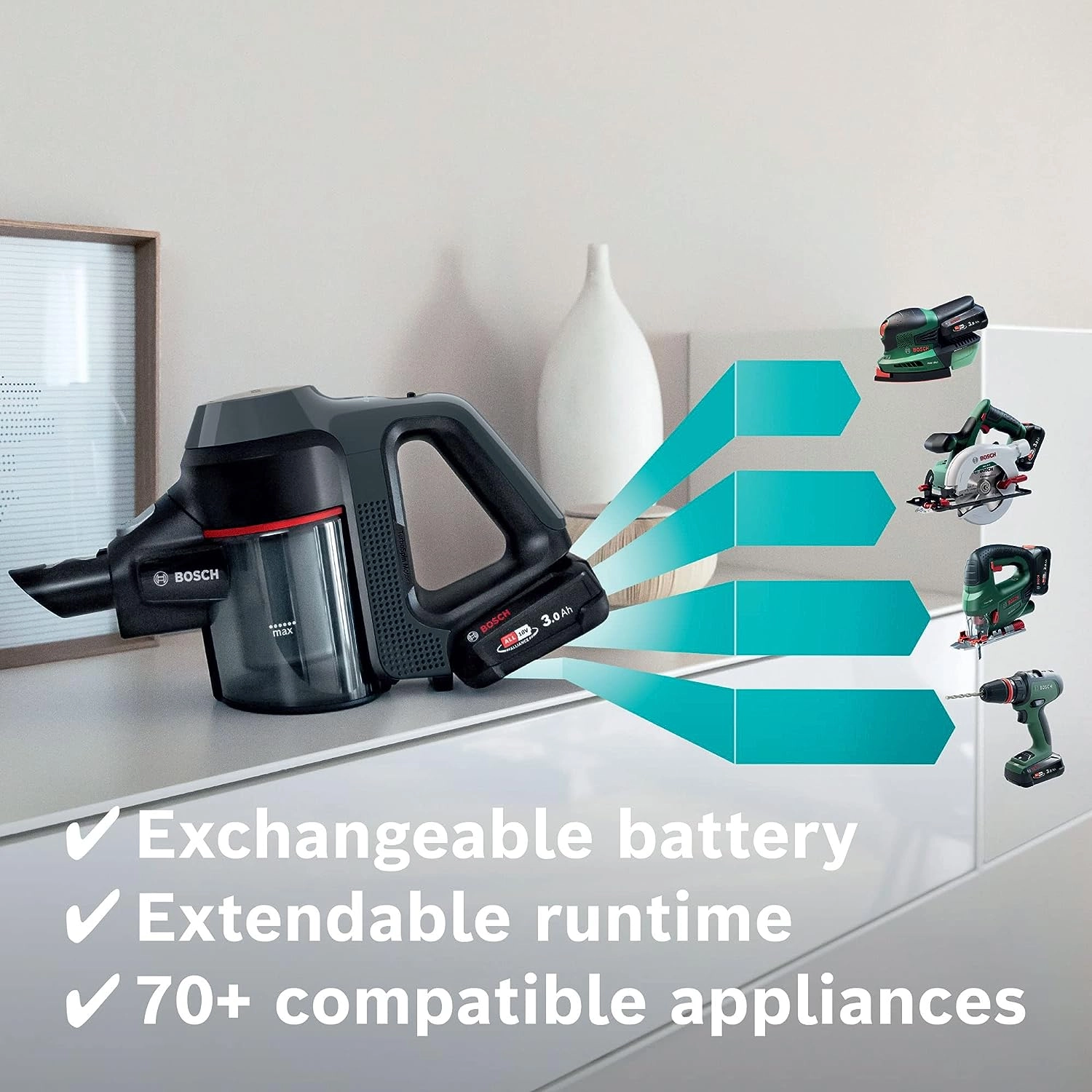 Rechargeable Vacuum Cleaner (BCS711GB)